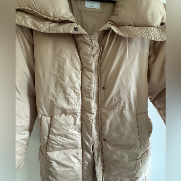 Oversized collared puffer coat - Picture 4 of 5